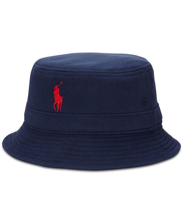 Polo Ralph Lauren Men's Cotton-Blend Fleece Bucket Hat - Macy's
