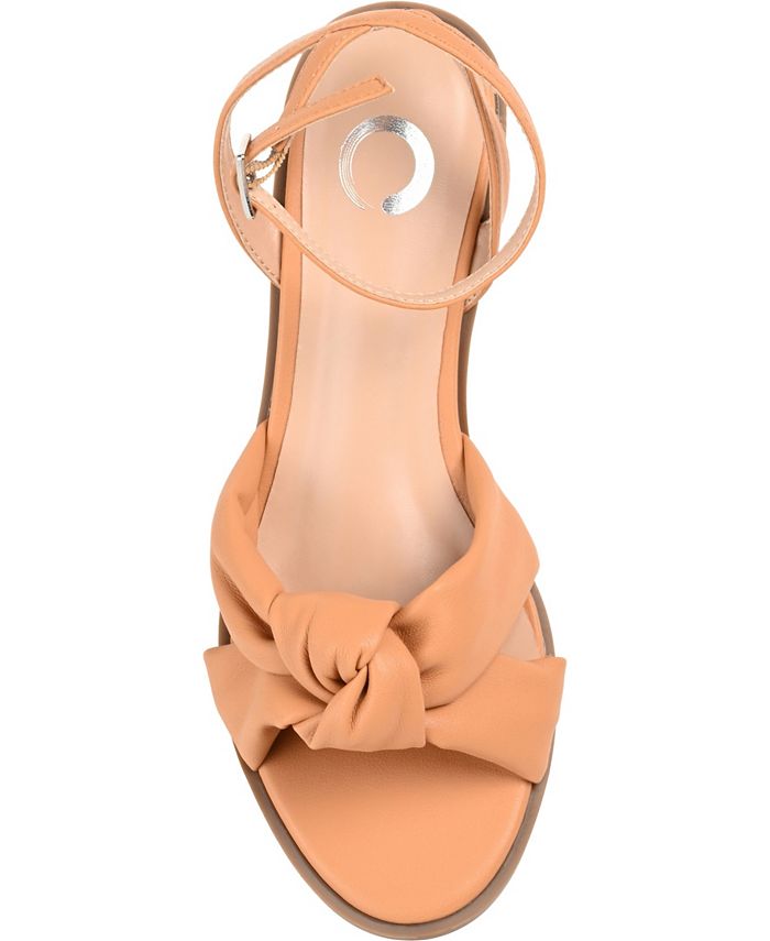 Journee Collection Women's Edythe Knotted Sandals & Reviews Sandals