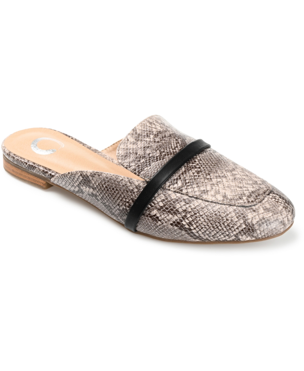 Journee Collection Women's Reneye Slip On Mules In Taupe