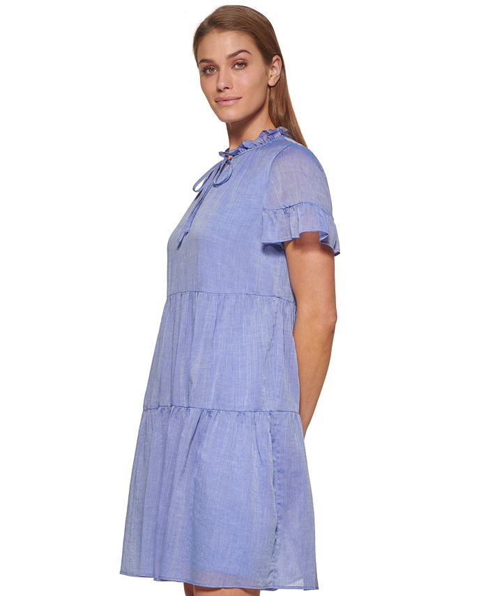 DKNY Tiered Swing Dress Macy's