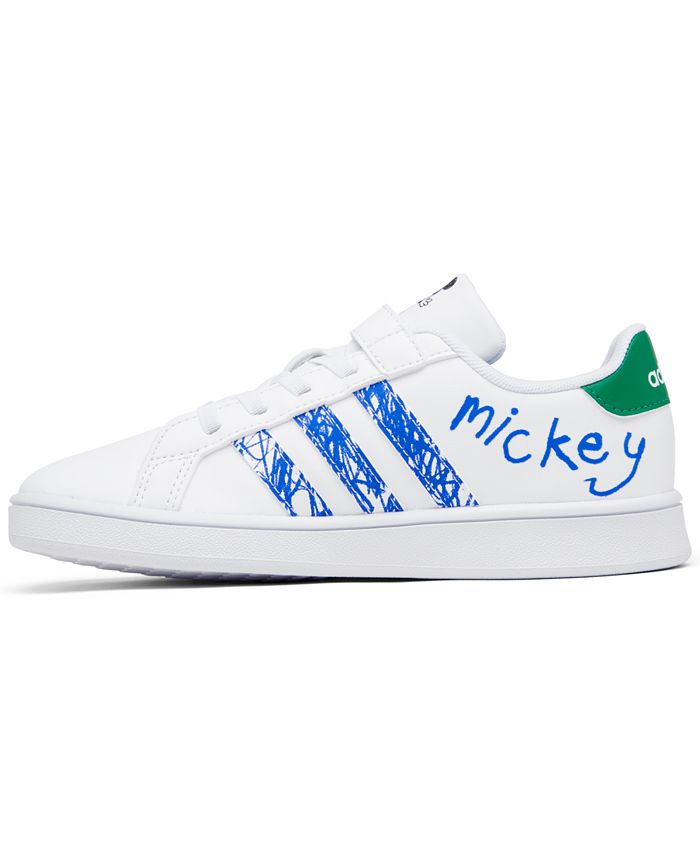 adidas X Disney Little Kids Mickey Mouse Grand Court Stay-Put Closure ...