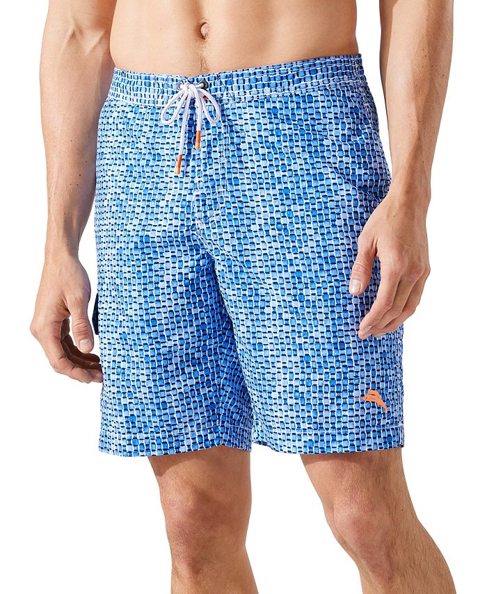 Tommy Bahama Men's Baja Geo Wave 9-Inch Board Shorts - Macy's