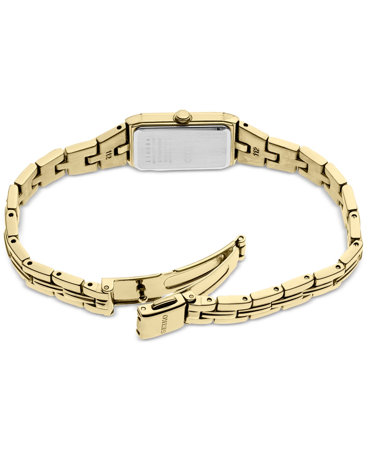 Женские часы Seiko Essential Gold-Tone Stainless Steel Bracelet Watch 15mm — фото 3