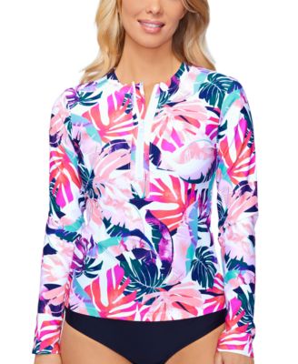 Island Escape - Women's Half-Zip Rashguard