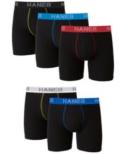 Hanes Premium Men's String Bikini Underwear 6pk - Black/blue/red M : Target