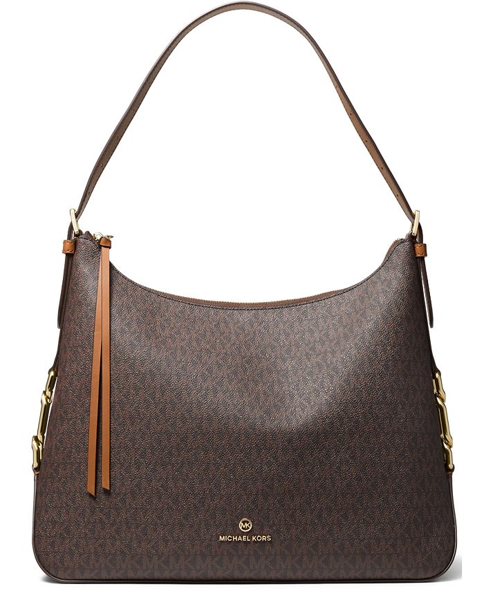 Michael Kors Signature Laney Hobo Shoulder Handbag & Reviews - Women -  Macy's