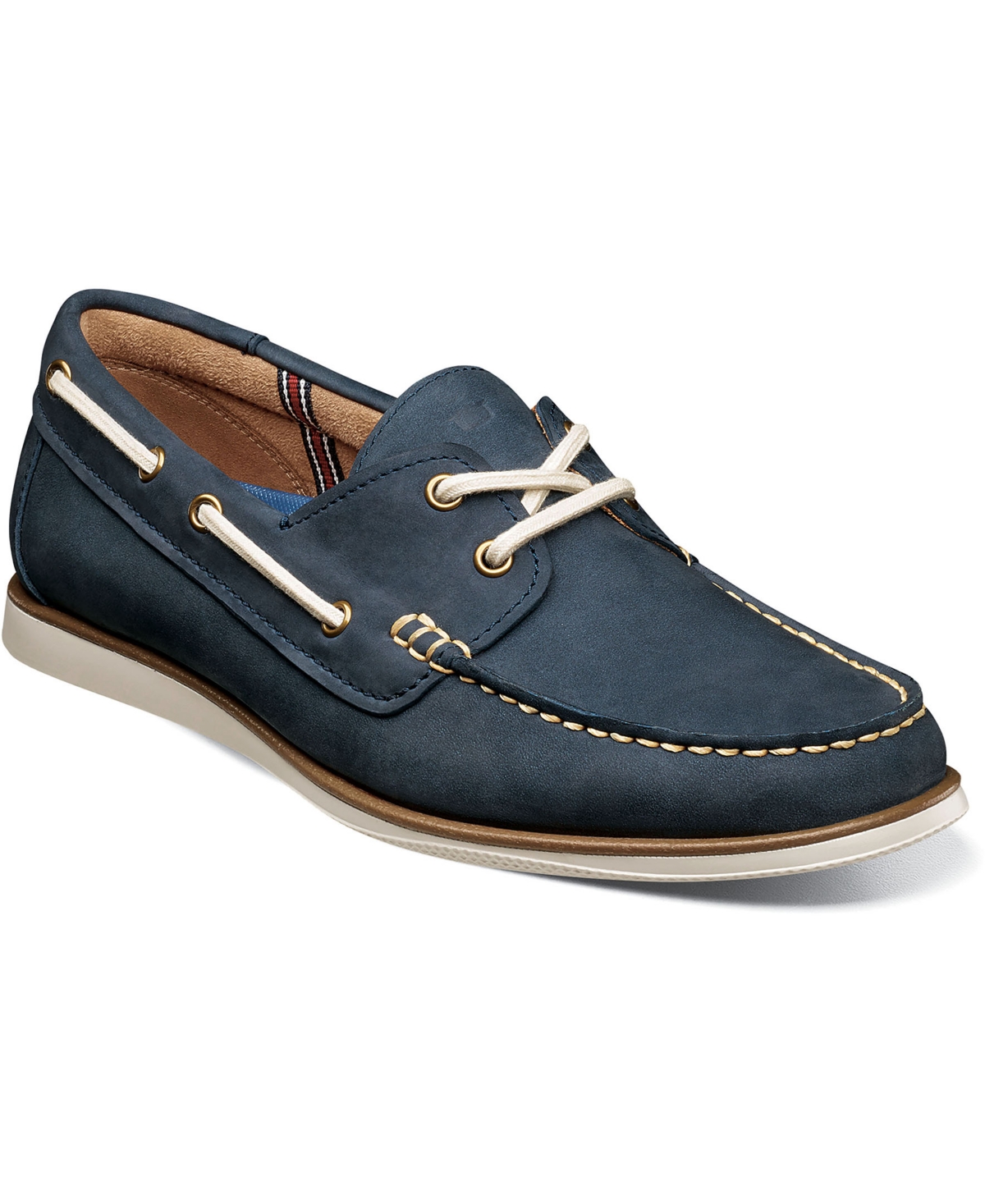 Men's Atlantic Moccasin Toe Boat Shoes - Navy