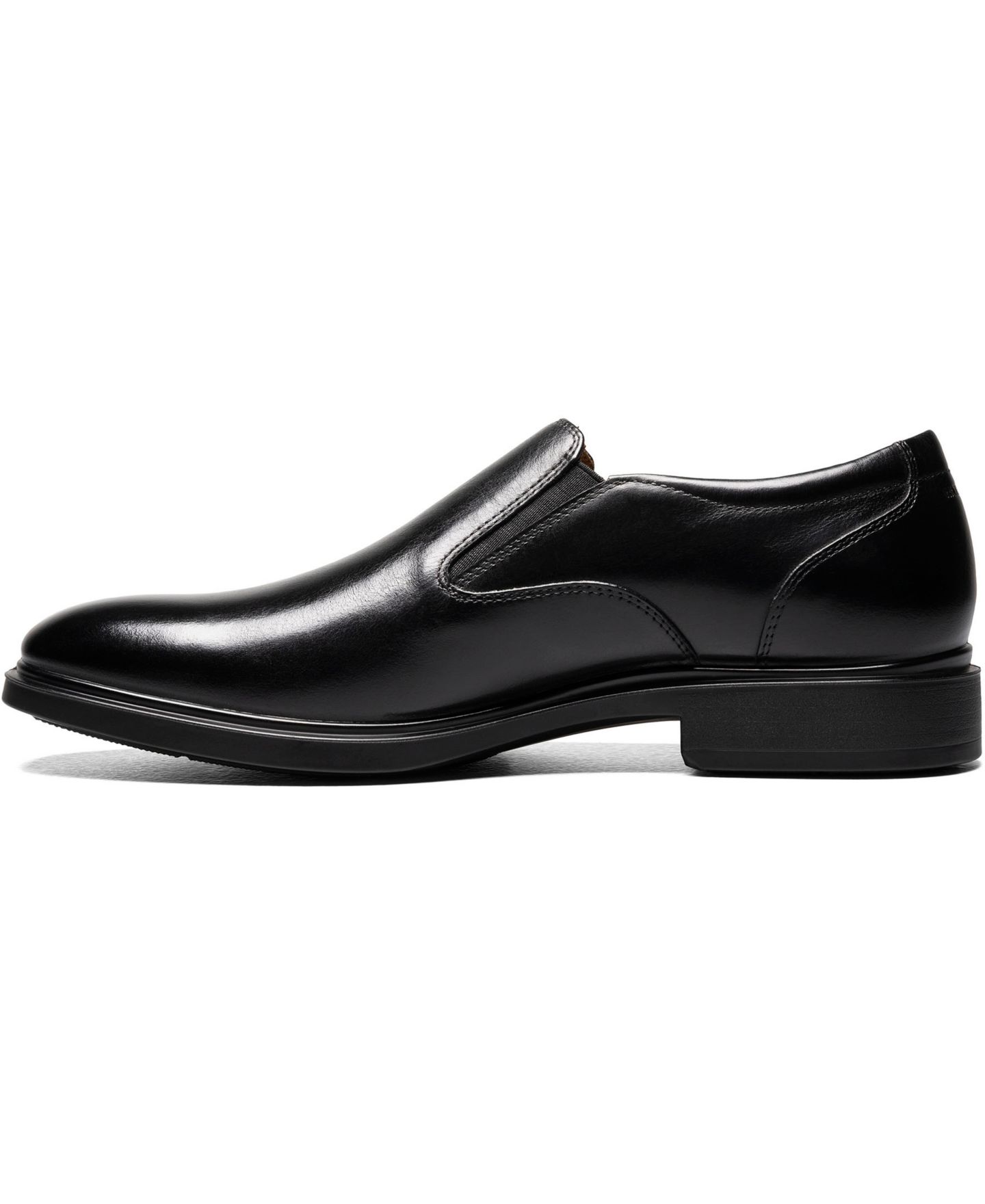 Мужские туфли Florsheim Forecast Water Resistant Plain Toe Slip On, цвет: Чёрный — фото 7