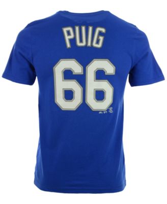 Majestic - Boys' Short-Sleeve Yasiel Puig Los Angeles Dodgers T-Shirt