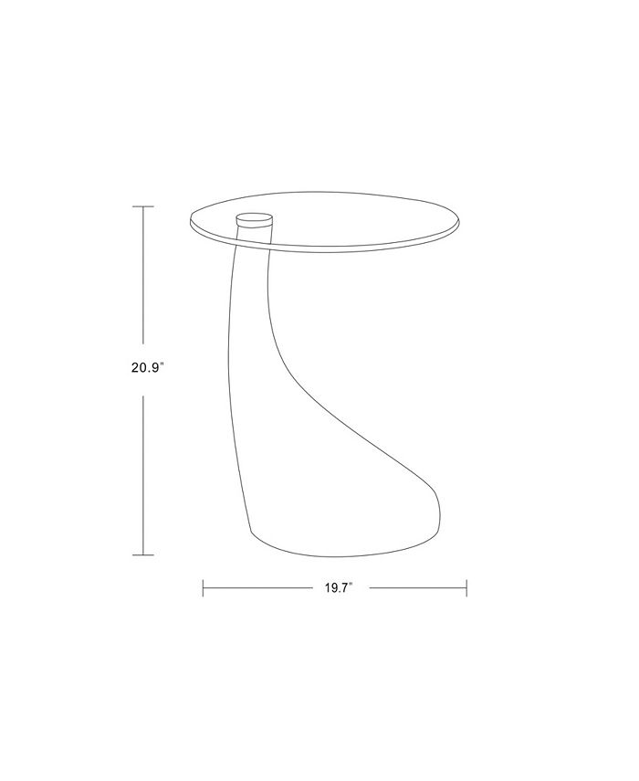 Manhattan Comfort Lava Accent Table Macy's