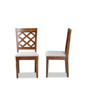 Ramiro Modern and Contemporary Wood Dining Chair Set, 2 Piece