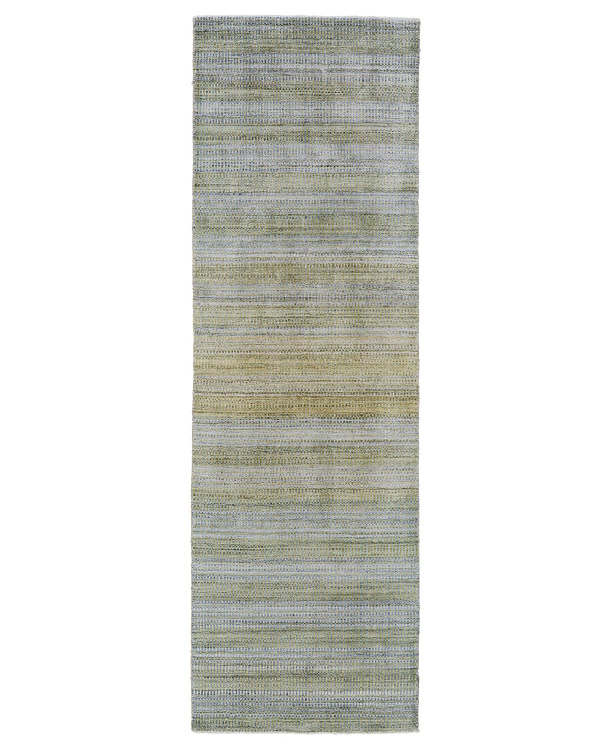 Feizy Geena GEE6488 2'6in x 10' Runner Area Rug - Green, Blue