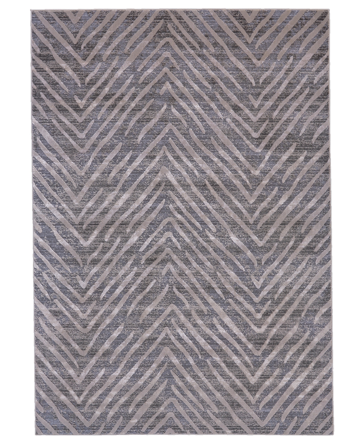 Feizy Nook NOO3968 10' x 13'2in Area Rug - Gray