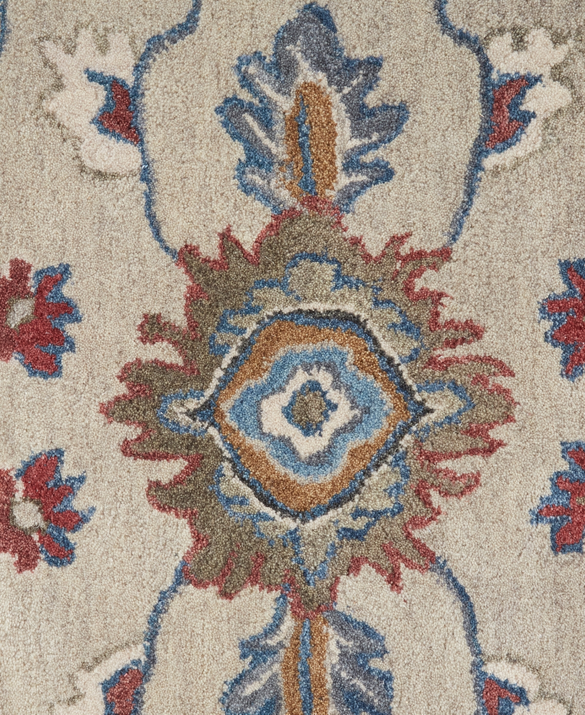 Feizy Rylan R8642 5' X 8' Area Rug In Gray,red