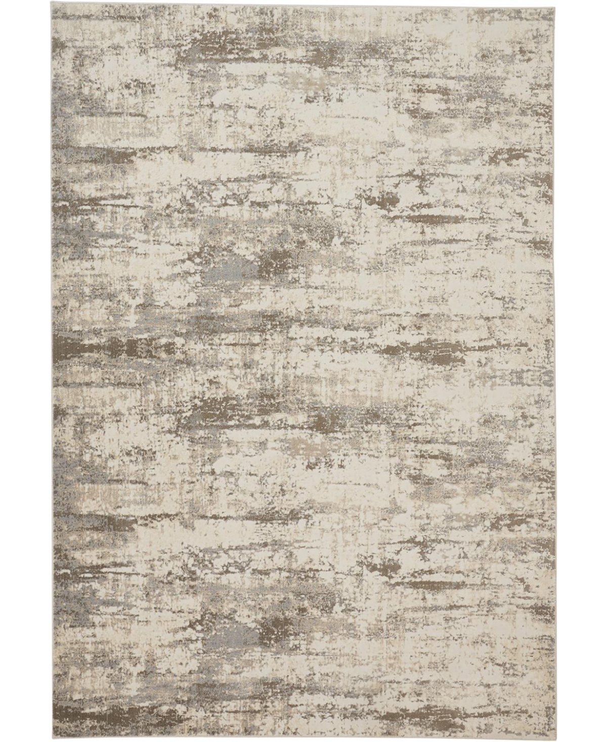Feizy Caldaron CAL3719 7'9in x 10' Area Rug - Ivory, Gray