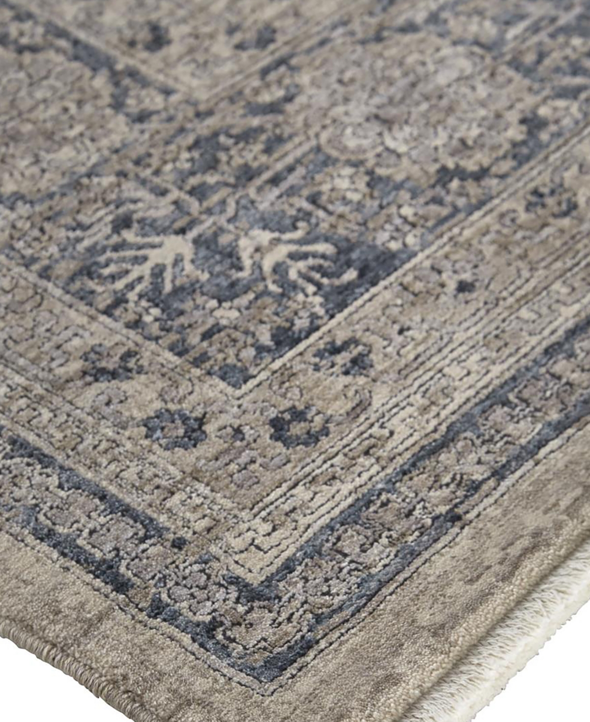 Feizy Marquette R3775 Area Rug - Blue