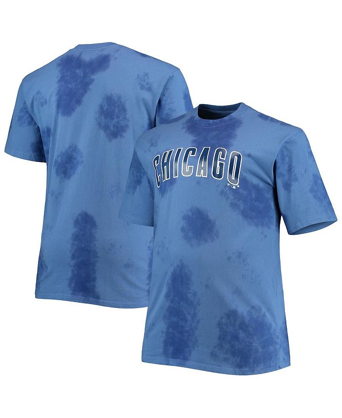 Profile Men's Royal Chicago Cubs Big and Tall Tie-Dye T-shirt - Macy's