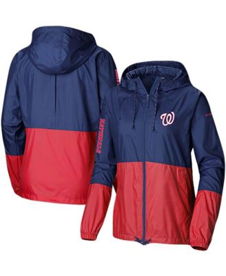 Columbia Women's Red, Navy Washington 