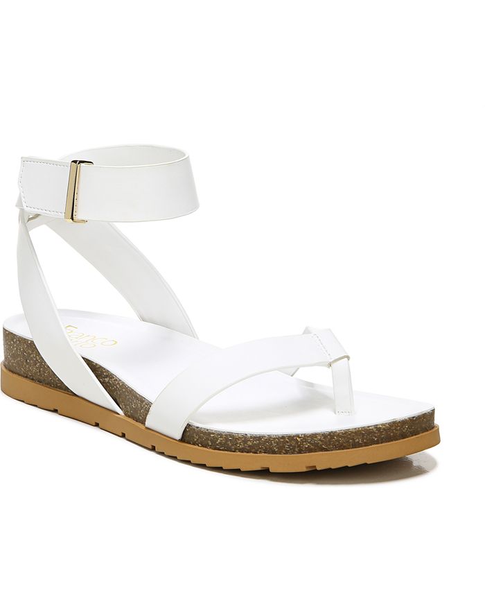 Franco Sarto Blanca Flat Sandals & Reviews - Sandals - Shoes - Macy's