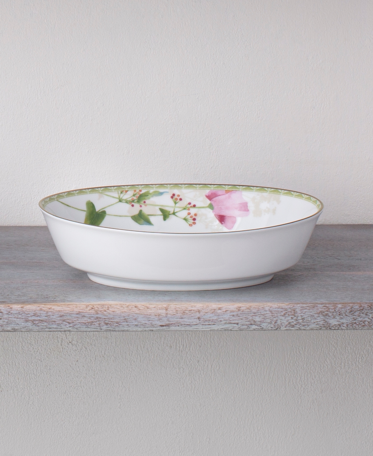 Noritake Poppy Place 32 oz Oval Vegetable Bowl, 9.75"