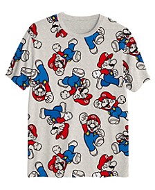 Big Boys Nintendo Jumbo Mario Short Sleeve Graphic T-shirt