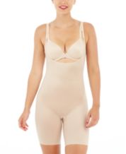 Women's Extra Firm Tummy-Control Open Bust Thigh Slimming Body