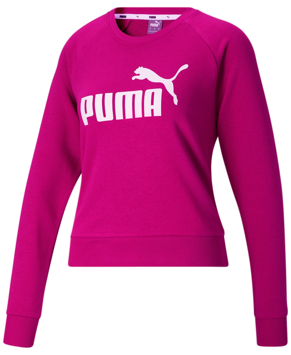 Puma Women s No.1 Crew Neck In Hot Pink ModeSens
