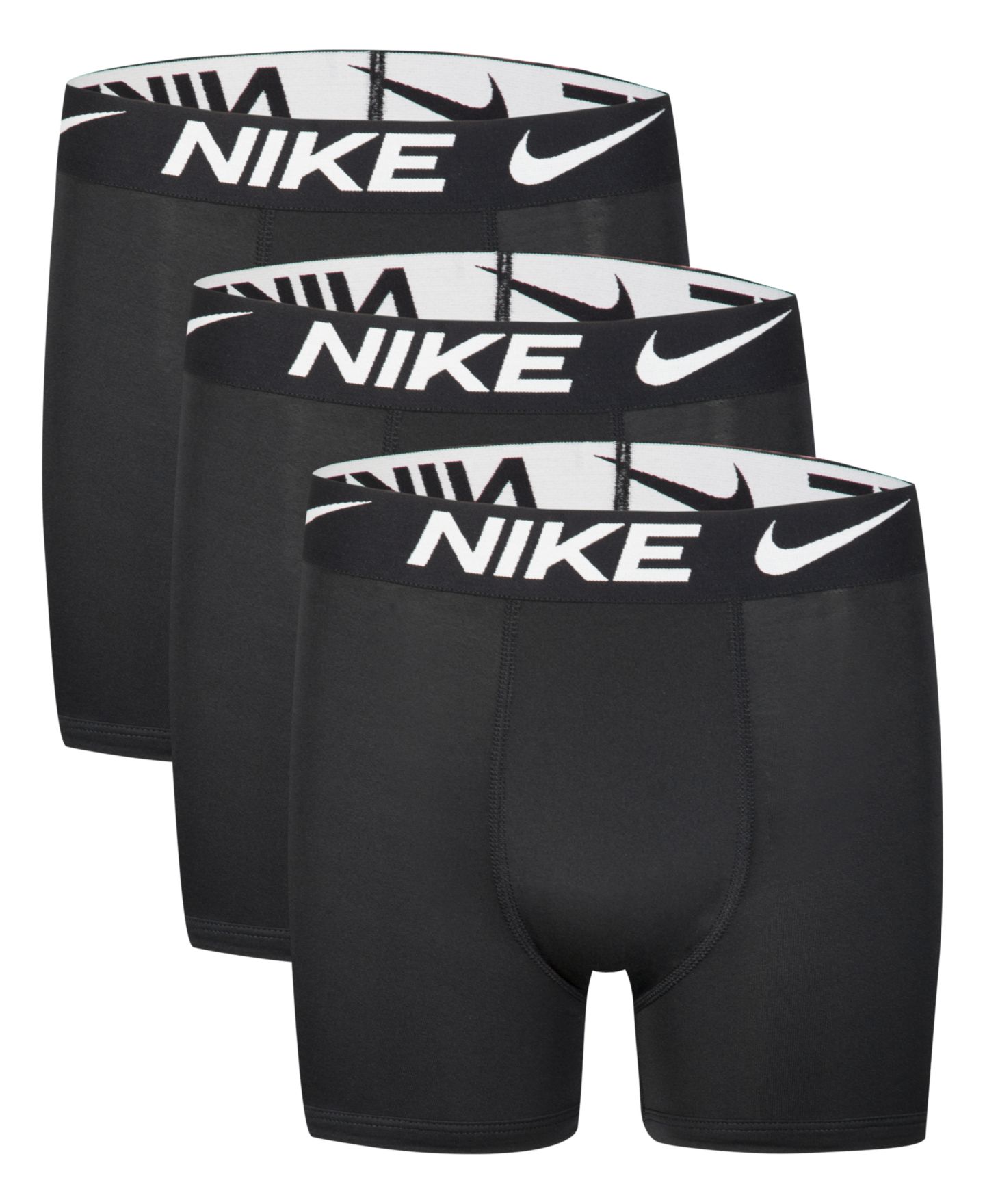 Трусы-боксеры Dri-FIT для детей — Nike, цвет: Чёрный — фото 1