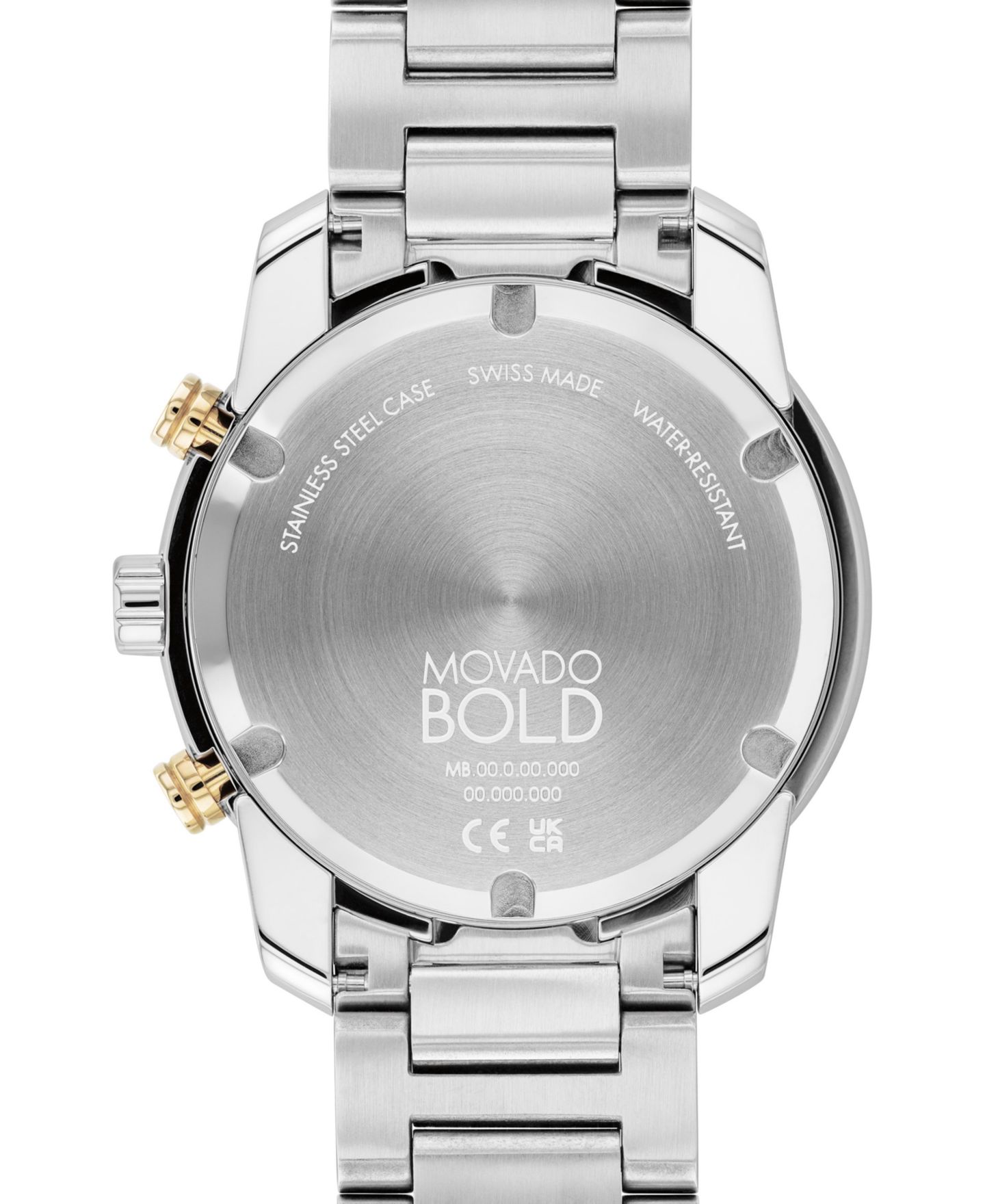 Мужские часы Movado Swiss Chronograph Bold Verso Stainless Steel Bracelet Watch 44mm — фото 5