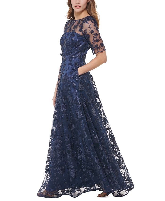 Eliza J Women's Lace Gown & Reviews - Dresses - Women - Macy's