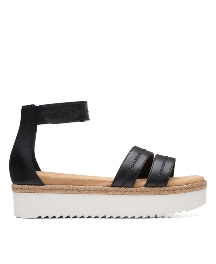 Clarks Women's Collection Lana Glide Wedge Sandals - Macy's