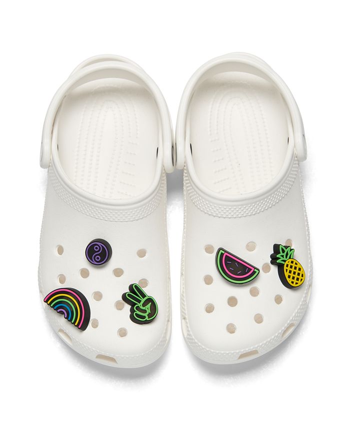 Chanel jibbitz for crocs with tag and logo