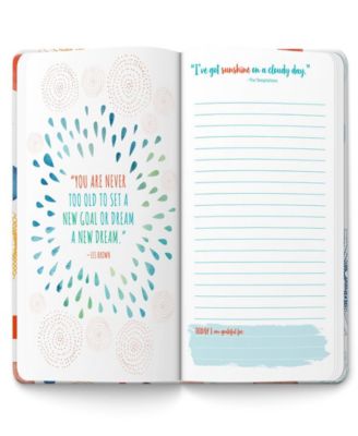 Corso Live Happy Notebook Gratitude Journal, Daily Quote on Mindful Living, Business Notebook, Personal Diary
