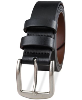 Men's Burnished-Edge Belt, Created for Macy's 