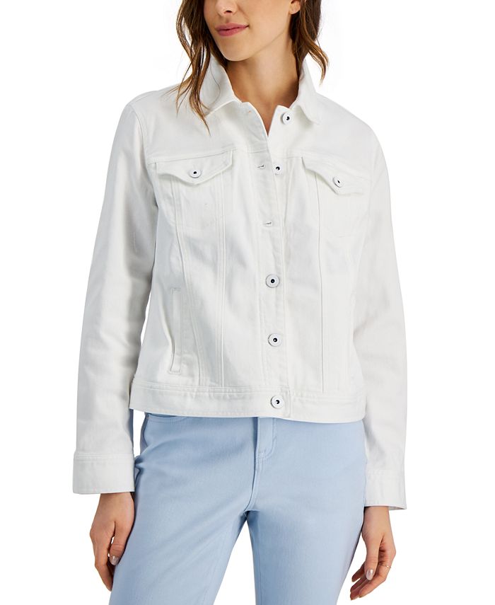 Style & Co Women's Classic Denim Jacket, Created for Macy's Macy's