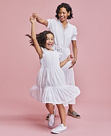 Mommy & Me Tie-Waist Gauze Dress, Created for Macy's
