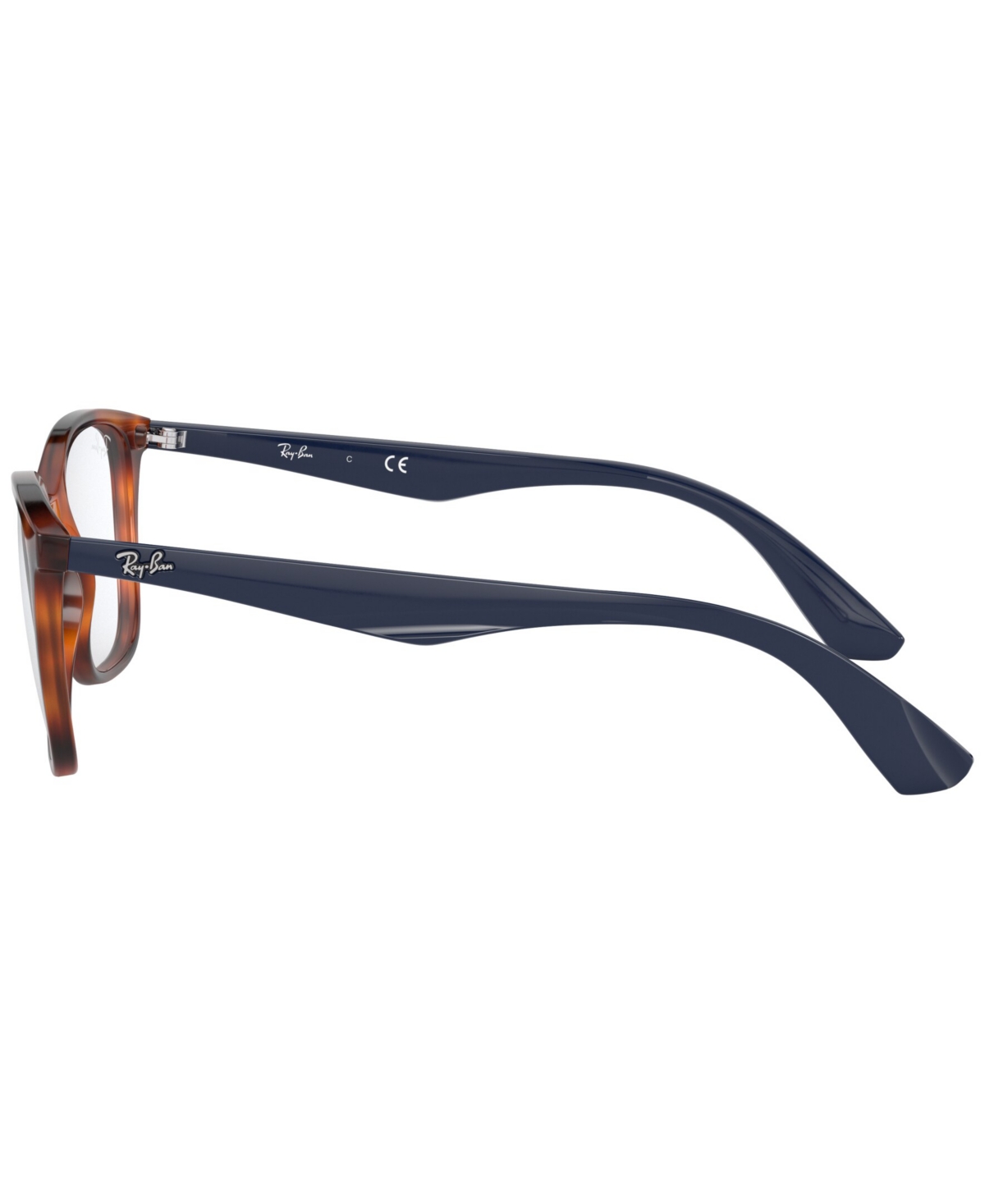 Ray Ban Rb7066 Unisex Square Eyeglasses In Tortoise