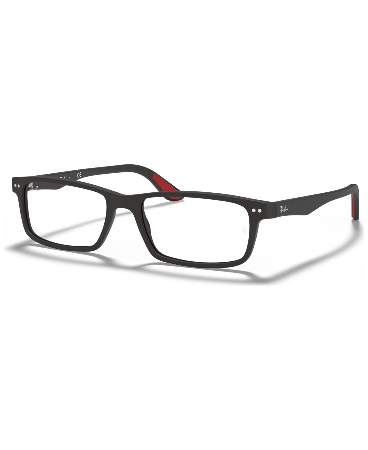 RX5277 Unisex Rectangle Eyeglasses - Heather Black