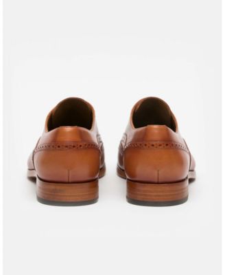 Men's Beck Handcrafted Brogue Wingtip Leather Dress Shoes