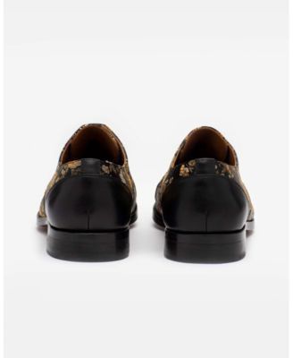 Men's Jack Handcrafted Leather, Velvet and Wool Dress Shoes