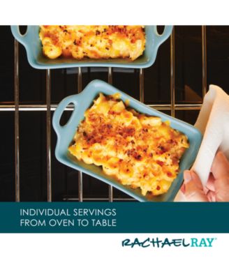 Ceramics Rectangular Au Gratin Baking Dish, Set of 2