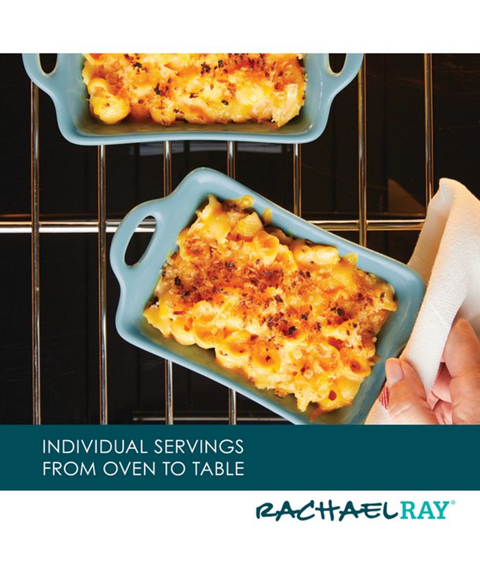 Rachael Ray Ceramics Rectangular Au Gratin Baking Dish, Set of 2 Macy's