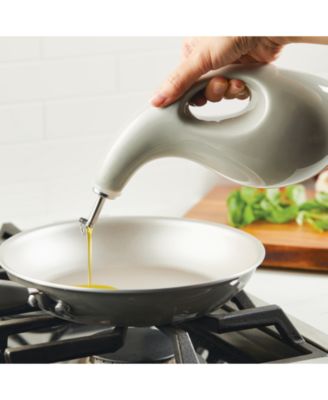 Ceramics EVOO 4-Pc. Dispensing Bottle & Ramekin Dipper Set