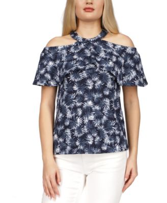 michael kors flounce top