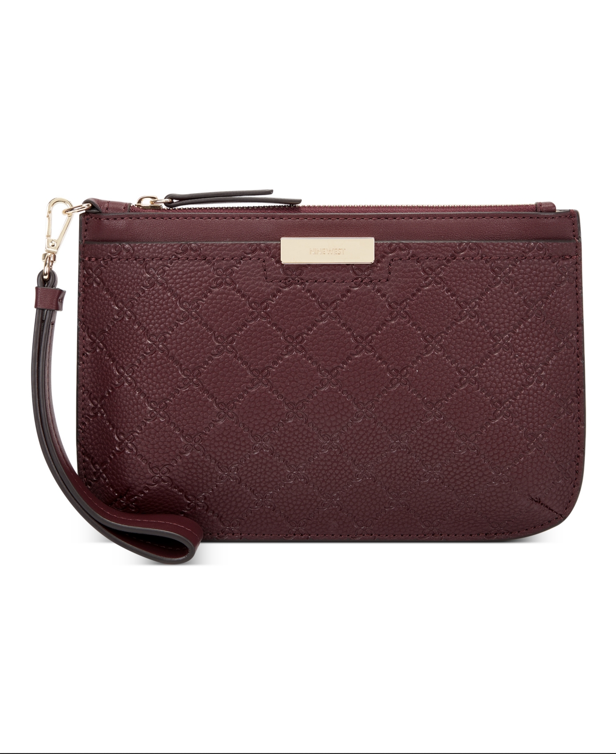 Nine West Women's Lawson Wristlet Wallet In Merlot