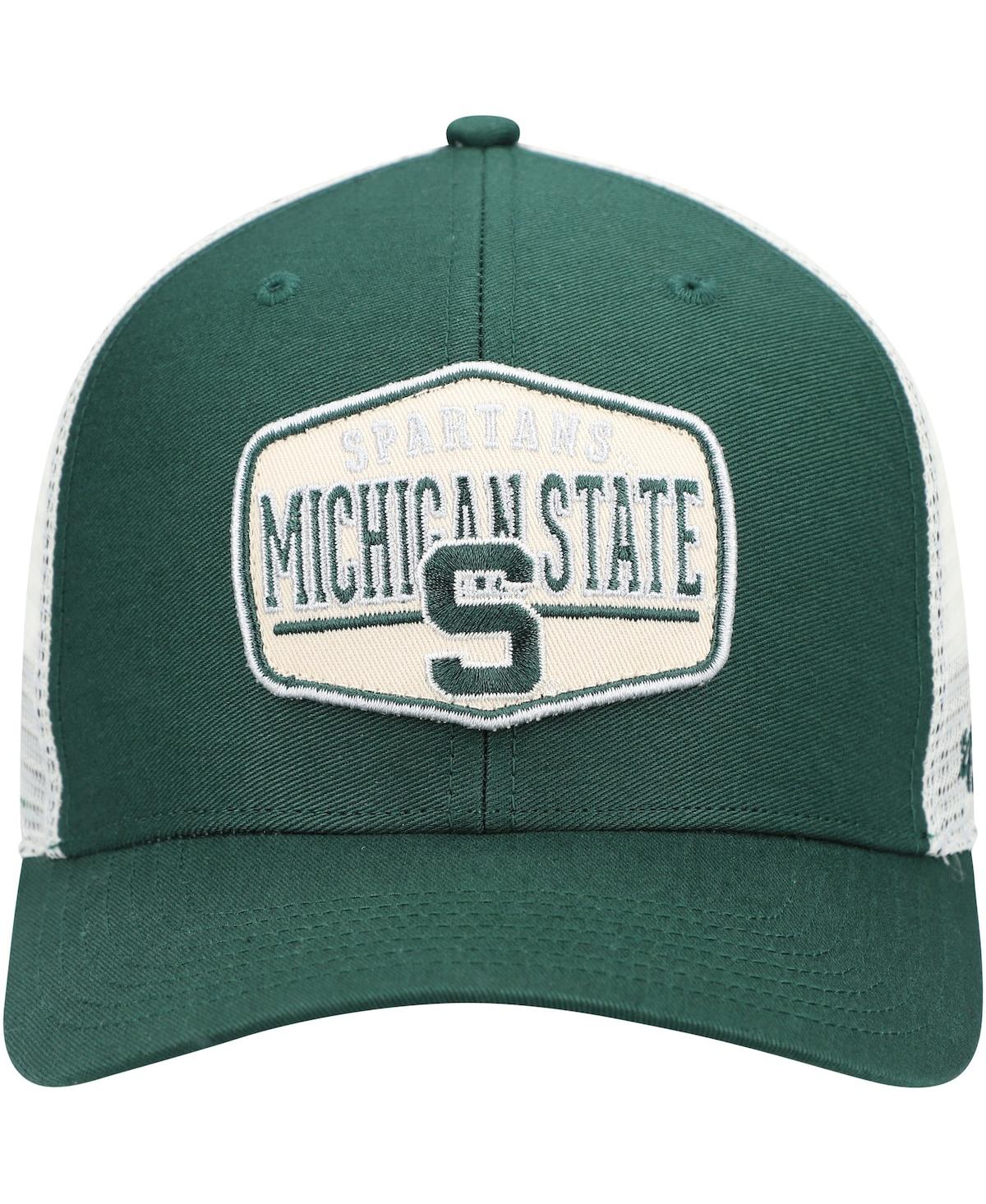 Shop 47 Brand Men's '47 Green Michigan State Spartans Shumay Mvp Trucker Snapback Hat
