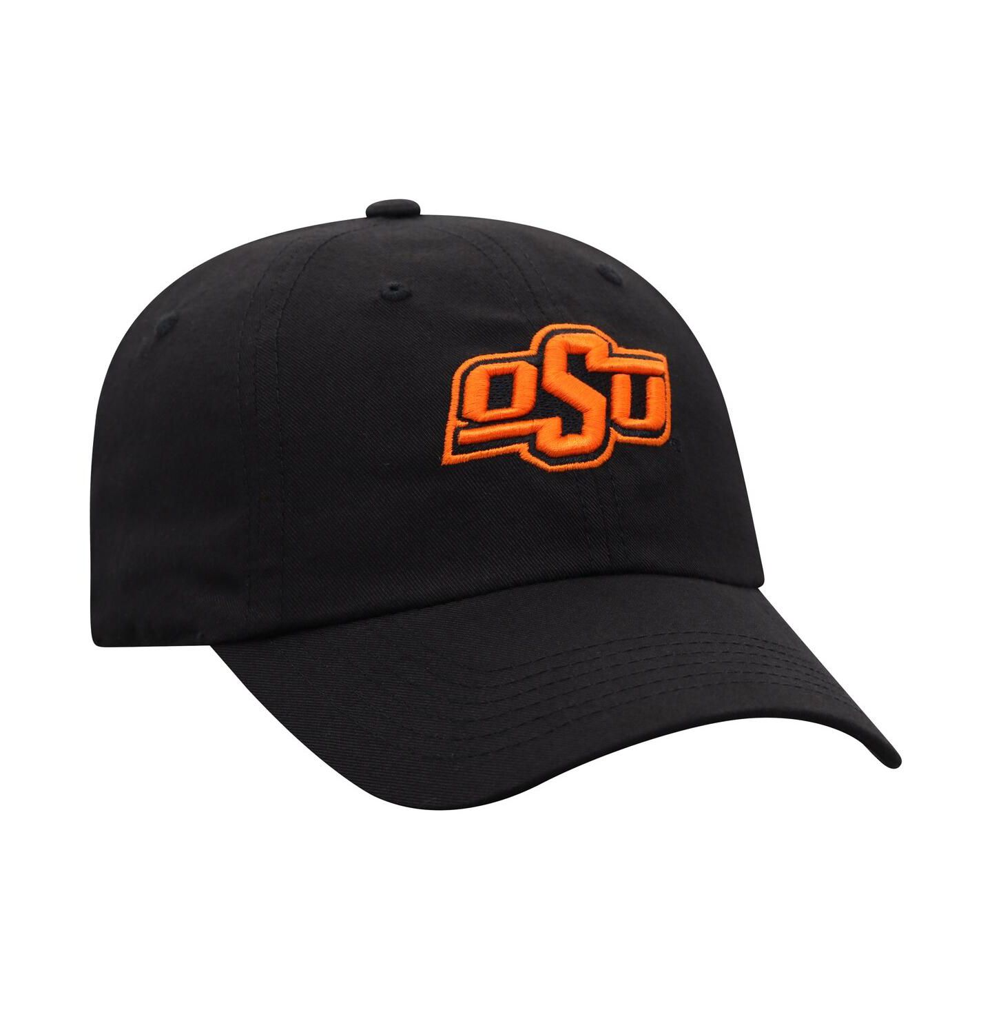 Мужская кепка Top of the World Black Oklahoma State Cowboys Staple Adjustable Hat — фото 4