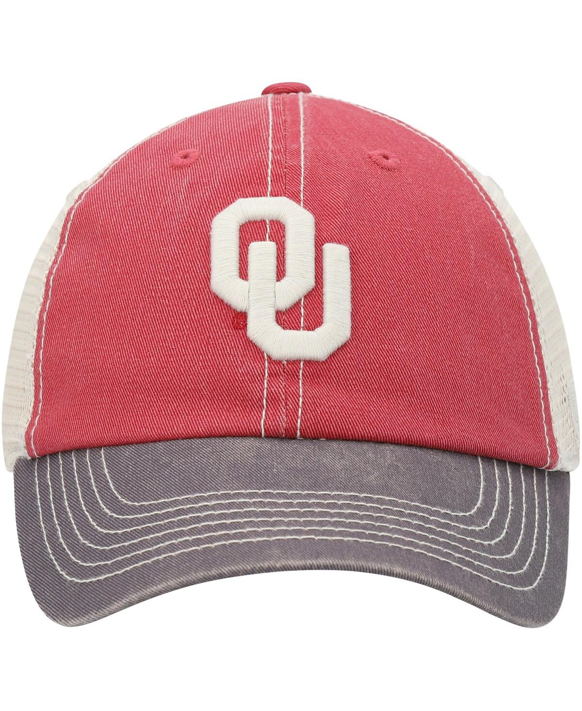 Top Of The World Men's Oklahoma Sooners  Offroad Trucker Adjustable Hat In Crimson