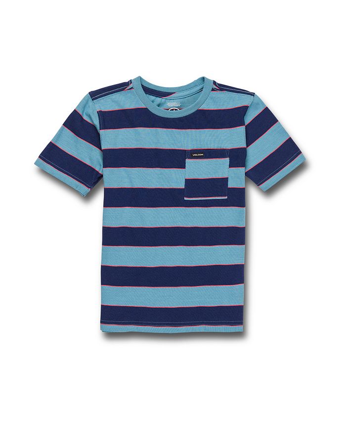 Volcom Toddler Boys Maxer Stripe Crew Short Sleeves T shirt Macy s