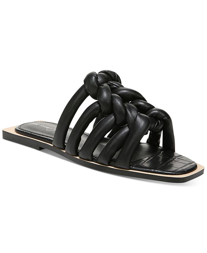 Sam edelman black flat hot sale sandals